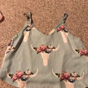 altar’d state floral tank top size small NWOT